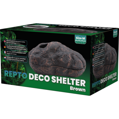 Boîte humide "Repto Deco Shelter Brown"